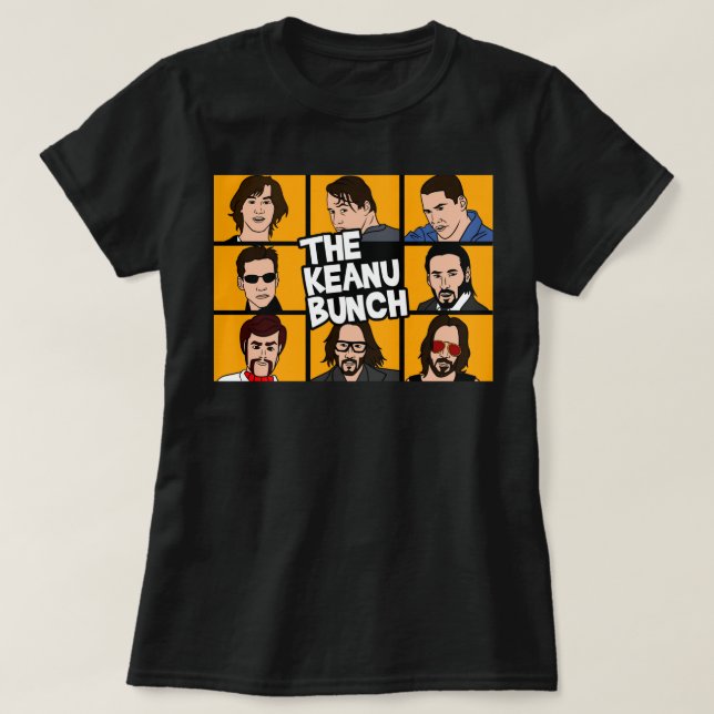 Camiseta Retro Keanu Art Reeves Cool Graphic Gift (Frente do Design)