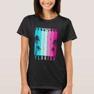 Camiseta Retro Key West Florida Beach Summer Souve