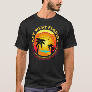 Camiseta Retro Key West Florida Vacage Vintage Sunset Key