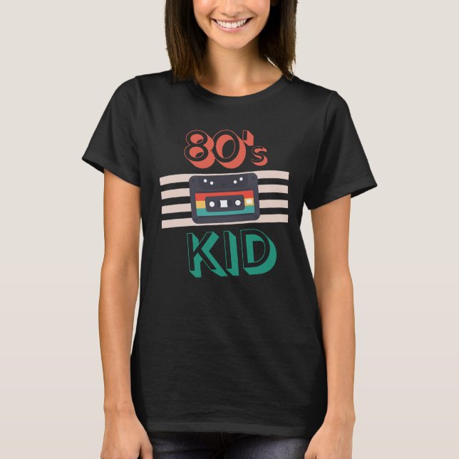 CAMISETA RETRO KID - LOVERS DE CASSETTE (Frente)