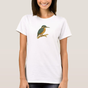 Camiseta Retro Kingfisher bird Vintage