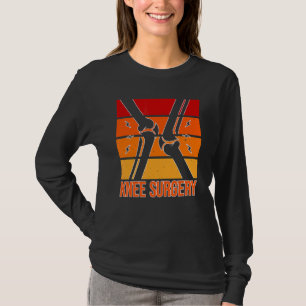 Camiseta Retro-Knee Surgery Posta Recuperação de Substituiç