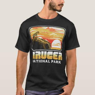Camiseta Retro Kruger National Park Leopard Vintage 80s Sou