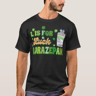 Camiseta Retro L É Destinado À Rua De Enfermeiras Lorazepam