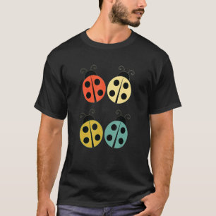 Camiseta Retro Ladybugs do Dia Internacional do Ponto