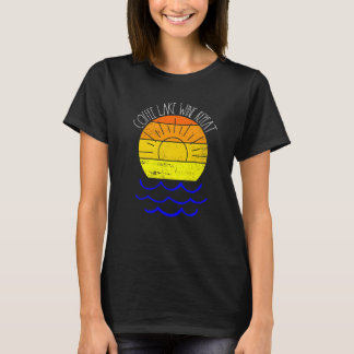 Camiseta Retro Lago Sunset E Vinho Café Lago De Vinho Repet