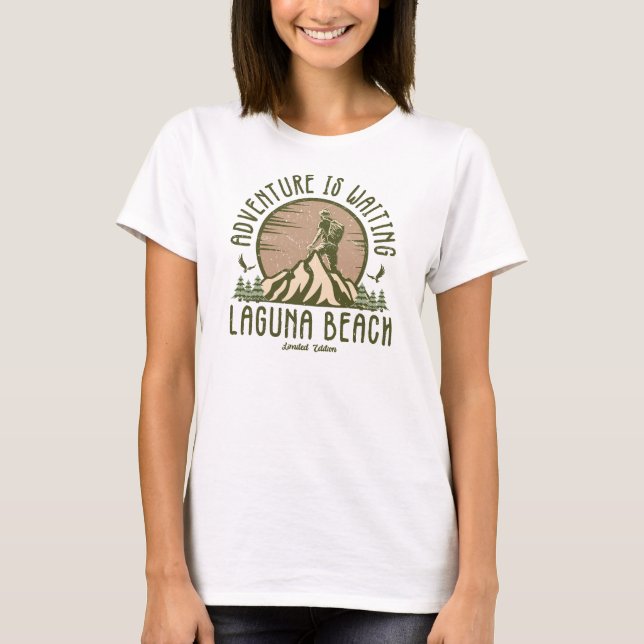 Camiseta Retro Laguna Beach Hike (Frente)