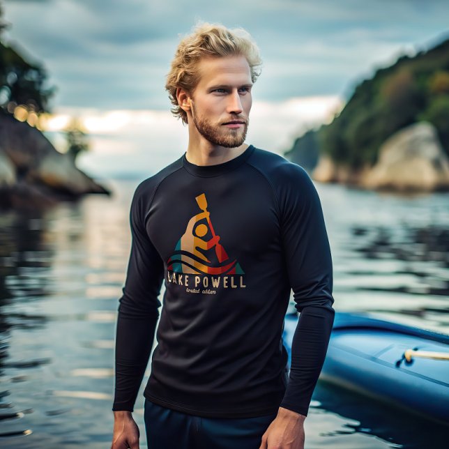 Camiseta Retro Lake Powell Kayaking (Criador carregado)