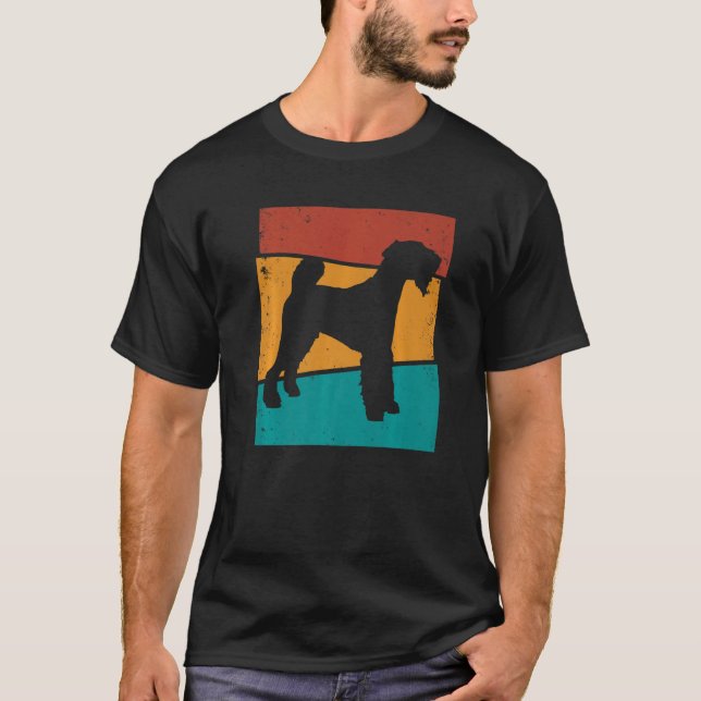 Camiseta Retro Lakeland Terrier Dog (Frente)