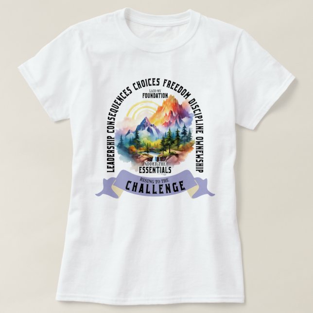 Camiseta Retro Lançou Minha Fundação Adicionando Os Essenci (Frente do Design)