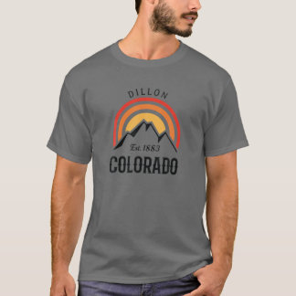 Camiseta Retro Legal Dillon Colorado Rocky Mountain Sunset 