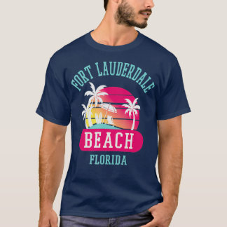 Camiseta Retrô Legal Ft Lauderdale Mens Mulheres Em Praias