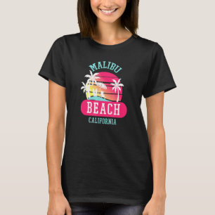 Camiseta Retro Legal Malibu Beach California Beaches Sunset