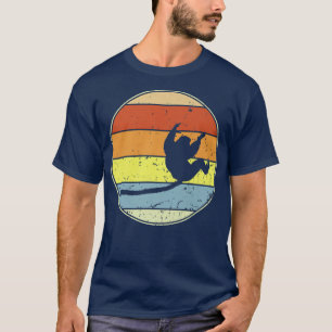 Camiseta Retro Lemur Vintage Lemur Silhouette Safari Zoo An