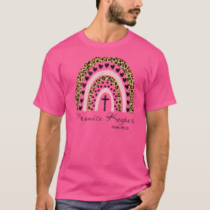 Camiseta Retro Leopardo Arco-Íris Promessa Detetive Jesus C