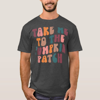 Camiseta Retro Leva-Me À Bomba De Abóbora Feliz