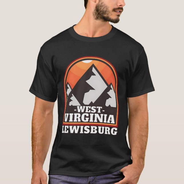 Camiseta Retro Lewisburg West Virginia � Espírito Australi (Frente)