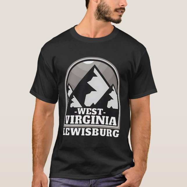 Camiseta Retro Lewisburg West Virginia � Espírito Australi (Frente)