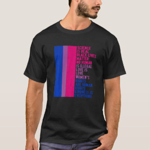 Camiseta Retro Lgbt O Amor Com Bandeira Do Orgulho Bissexua