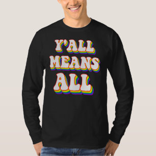 Camiseta Retro Lgbt Y All Rainbow Lesbian Gay Ally Pride Me