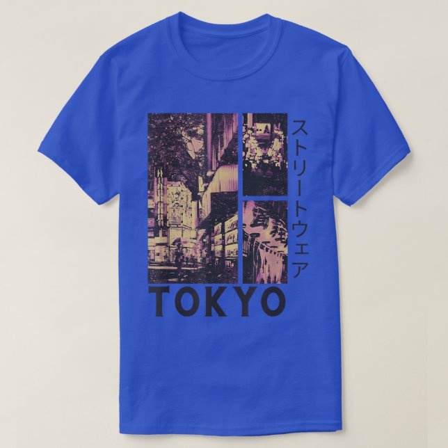 Camiseta Retro Lofi Tóquio Streetwear Japonês - Gra Estétic (Frente do Design)
