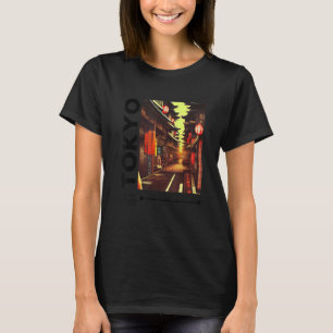 Camiseta Retro Lofi Tóquio Streetwear Japonês - Gra Estétic