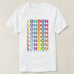 Camiseta Retro London England poster