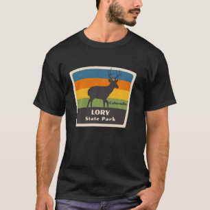 Camiseta Retro Lory State Park Colorado Deer CO Souvenir