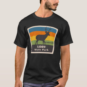 Camiseta Retro Lory State Park Colorado Deer CO Souvenir