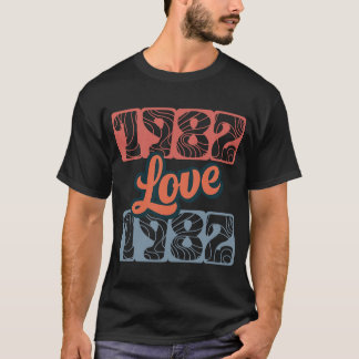 Camiseta Retro Love 1982 Original Classe Edição Perfeito