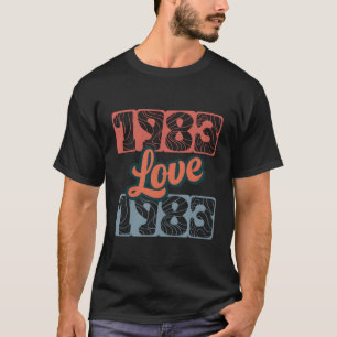 Camiseta Retro Love 1983 Original Edition Classe Perfeito