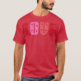 Camiseta Retro Love FolArt Scandinavian Design