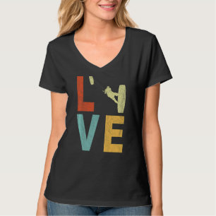 Camiseta Retro Love Kitesurfing Kitesurf Vinta