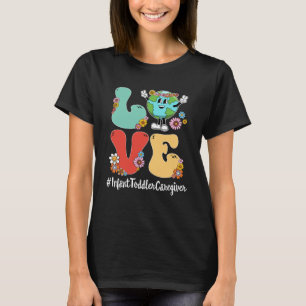 Camiseta Retro Love World Earth Day 2023 - Criança Toddler