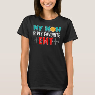 Camiseta Retro Mãe É Minha Filha De Enfermagem Paramédica D