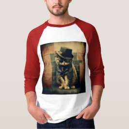 Camiseta Retro Mafia Cat