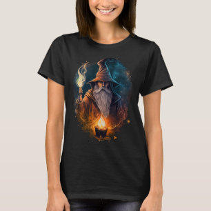 Camiseta Retro Magical Wizard Fantasy 16