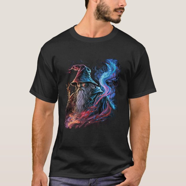 Camiseta Retro Magical Wizard Fantasy 2 (Frente)