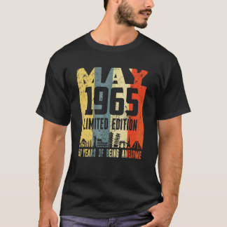 Camiseta Retro maio 1965 57º aniversário