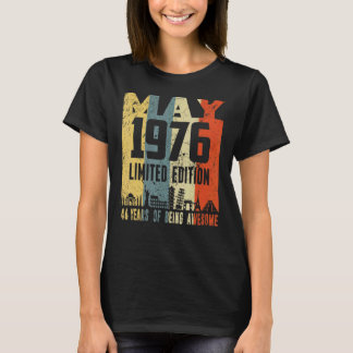 Camiseta Retro maio 1976 46º aniversário