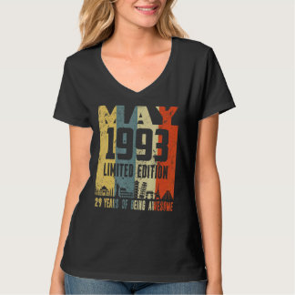 Camiseta Retro maio 1993 29º aniversário