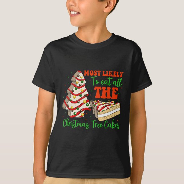 Camiseta Retro Mais Provável Para Comer Toda A Árvore De Na (Frente)