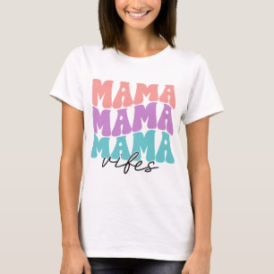 Camiseta Retro Mama Vibes