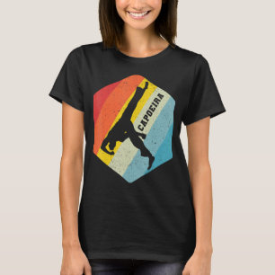 Camiseta Retro Marcial da Dança da Capoeira Brasileira