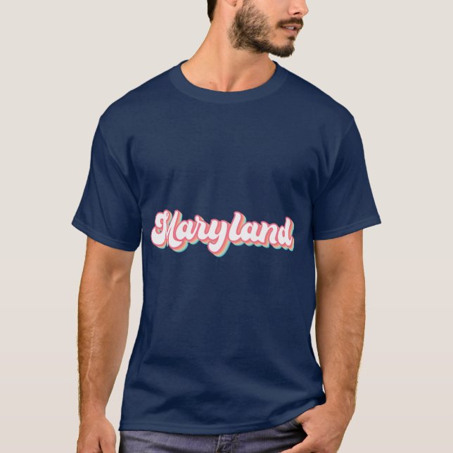 Camiseta Retro Maryland (Frente)