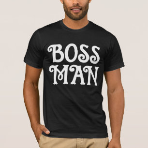 Camiseta retrô masculino do chefe
