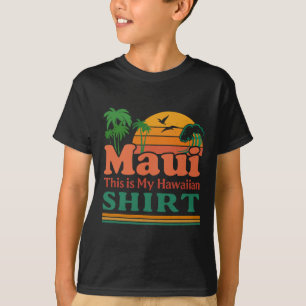 Camiseta Retro Maui Havaí Surf Praia Surfando 70s Isto É M