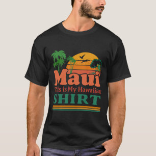 Camiseta Retro Maui Havaí Surf Praia Surfando 70s Isto É M