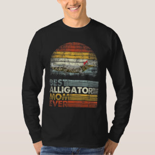 Camiseta Retro Melhor Alligador Mamãe Nunca Animais