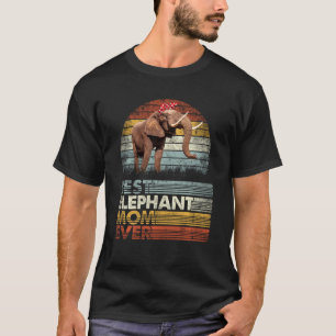 Camiseta Retrô Melhor Elefante Mamãe Já Passou